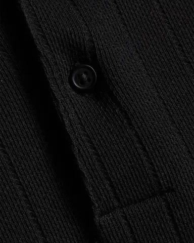 Vince Men's Drop-Needle Stripe Pima Cotton Polo Shirt | Thumbnail 5 Vince Men's Drop-Needle Stripe Pima Cotton Polo Shirt | Thumbnail 5