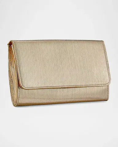GiGi New York Bianca Embossed Stripe Leather Clutch | Thumbnail 3 GiGi New York Bianca Embossed Stripe Leather Clutch | Thumbnail 3