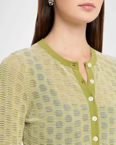 TANYA TAYLOR Tori Sheer Cardigan | Thumbnail 4 TANYA TAYLOR Tori Sheer Cardigan | Thumbnail 4