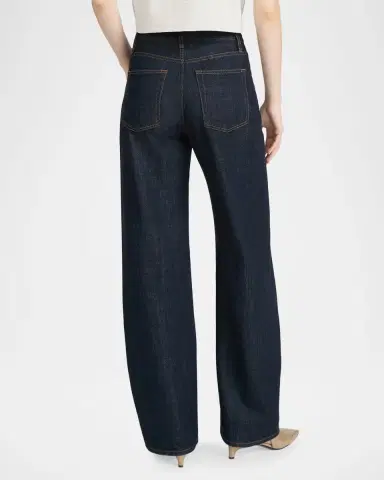 FRAME The Off-Duty Drawstring Bow Jeans | Thumbnail 2 FRAME The Off-Duty Drawstring Bow Jeans | Thumbnail 2