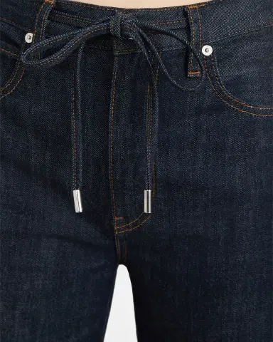 FRAME The Off-Duty Drawstring Bow Jeans | Thumbnail 4 FRAME The Off-Duty Drawstring Bow Jeans | Thumbnail 4