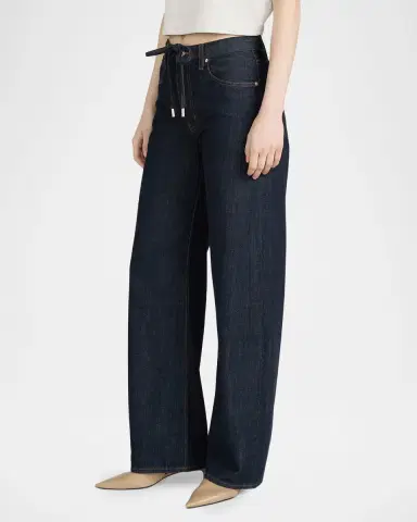 FRAME The Off-Duty Drawstring Bow Jeans | Thumbnail 5 FRAME The Off-Duty Drawstring Bow Jeans | Thumbnail 5