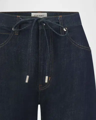 FRAME The Off-Duty Drawstring Bow Jeans | Thumbnail 7 FRAME The Off-Duty Drawstring Bow Jeans | Thumbnail 7