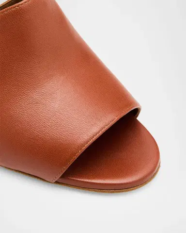 Manolo Blahnik 70mm Rapallabar Leather Mules | Thumbnail 2 Manolo Blahnik 70mm Rapallabar Leather Mules | Thumbnail 2