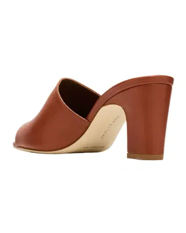 Manolo Blahnik 70mm Rapallabar Leather Mules | Thumbnail 1 Manolo Blahnik 70mm Rapallabar Leather Mules | Thumbnail 1