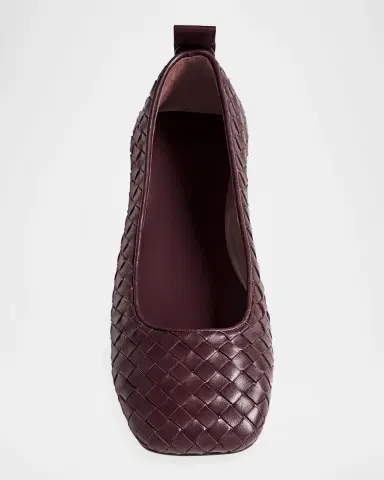 Bottega Veneta Charlotte Intrecciato Leather Ballerina Flats | Thumbnail 3 Bottega Veneta Charlotte Intrecciato Leather Ballerina Flats | Thumbnail 3