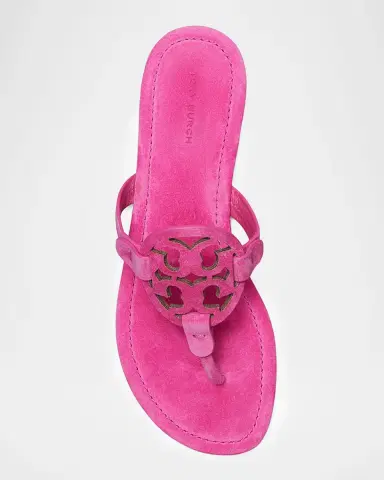 Tory Burch Miller Suede Thong Sandals | Thumbnail 2 Tory Burch Miller Suede Thong Sandals | Thumbnail 2