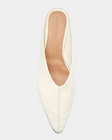 Bottega Veneta 40mm Vesta Nappa Leather Mule Pumps | Thumbnail 3 Bottega Veneta 40mm Vesta Nappa Leather Mule Pumps | Thumbnail 3