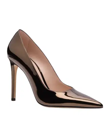 Stuart Weitzman 100mm Stuart Power Patent Leather Pumps | Thumbnail 1 Stuart Weitzman 100mm Stuart Power Patent Leather Pumps | Thumbnail 1