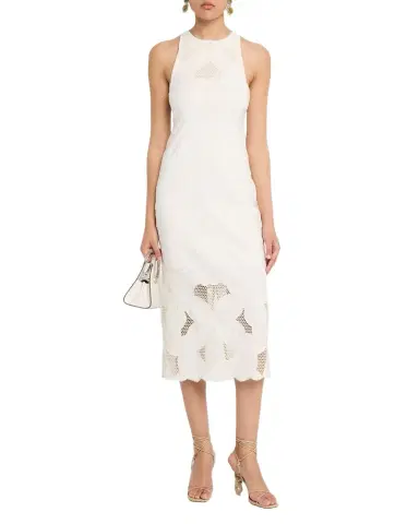 Veronica Beard Upten Embroidered Midi Dress | Thumbnail 1 Veronica Beard Upten Embroidered Midi Dress | Thumbnail 1