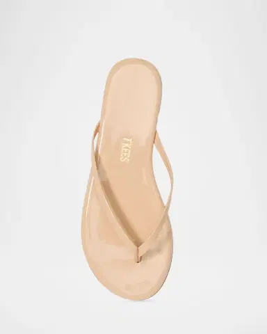 TKEES Lily Glossy Leather Flat Thong Sandals | Thumbnail 4 TKEES Lily Glossy Leather Flat Thong Sandals | Thumbnail 4