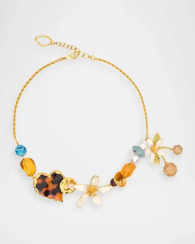 Oscar de la Renta Orange Blossom Charm Necklace | Thumbnail 3 Oscar de la Renta Orange Blossom Charm Necklace | Thumbnail 3