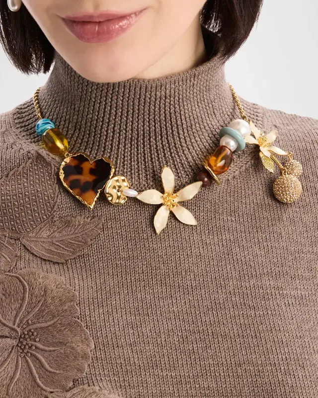 Orange Blossom Charm Necklace Orange Blossom Charm Necklace