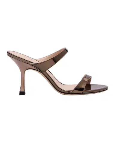 Stuart Weitzman Nudist Metallic Leather Slide Sandals | Thumbnail 2 Stuart Weitzman Nudist Metallic Leather Slide Sandals | Thumbnail 2
