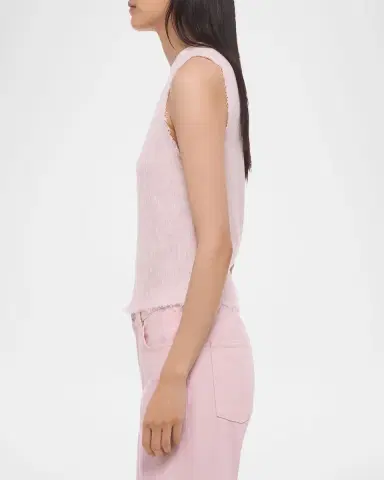 Helmut Lang Raw Edge Tank Top | Thumbnail 5 Helmut Lang Raw Edge Tank Top | Thumbnail 5