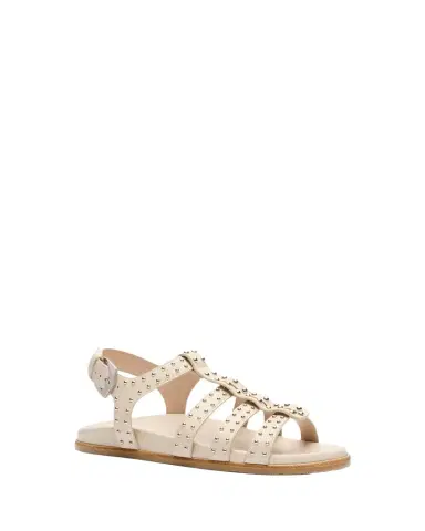 Stuart Weitzman Perry Studded Leather Fisherman Sandals | Thumbnail 1 Stuart Weitzman Perry Studded Leather Fisherman Sandals | Thumbnail 1