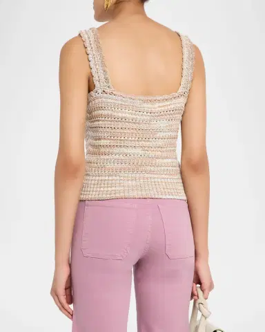 Veronica Beard Selwyn Knit Tank Top | Thumbnail 2 Veronica Beard Selwyn Knit Tank Top | Thumbnail 2