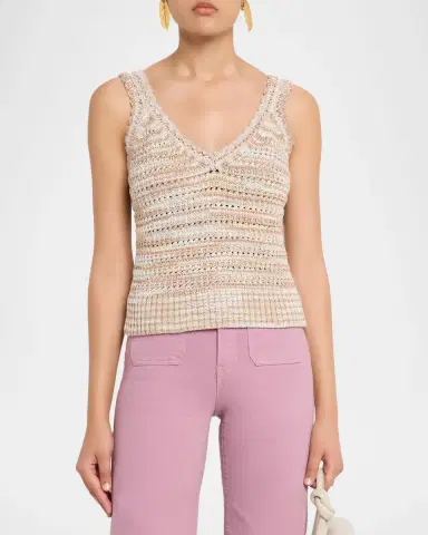 Veronica Beard Selwyn Knit Tank Top | Thumbnail 3 Veronica Beard Selwyn Knit Tank Top | Thumbnail 3