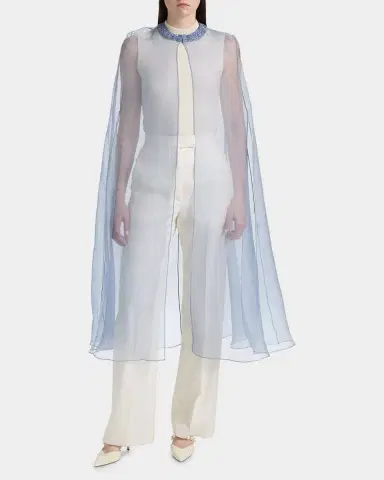 Carolyn Rowan Silk Organza Cape | Thumbnail 3 Carolyn Rowan Silk Organza Cape | Thumbnail 3