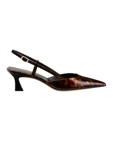 Stuart Weitzman 50mm Vinnie Tortoiseshell Slingback Pumps | Thumbnail 1 Stuart Weitzman 50mm Vinnie Tortoiseshell Slingback Pumps | Thumbnail 1