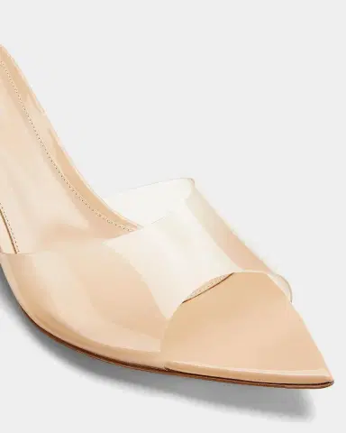 Gianvito Rossi Elle 55MM Plexi Mules | Thumbnail 4 Gianvito Rossi Elle 55MM Plexi Mules | Thumbnail 4