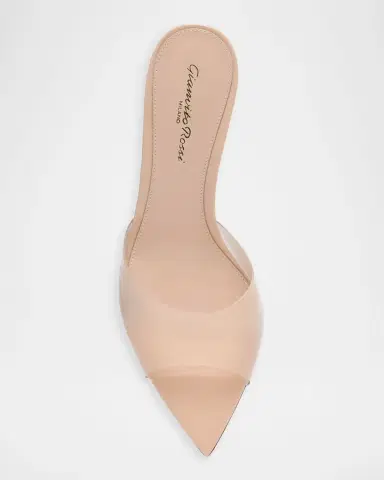 Gianvito Rossi Elle 55MM Plexi Mules | Thumbnail 5 Gianvito Rossi Elle 55MM Plexi Mules | Thumbnail 5
