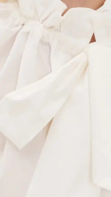 CAROLINE CONSTAS Addy Sleeveless Tie Blouse White | Thumbnail 6 CAROLINE CONSTAS Addy Sleeveless Tie Blouse White | Thumbnail 6