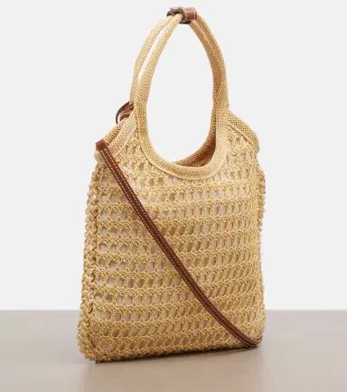 Miu Miu Ivy crochet raffia-effect top-handle bag | Thumbnail 4 Miu Miu Ivy crochet raffia-effect top-handle bag | Thumbnail 4