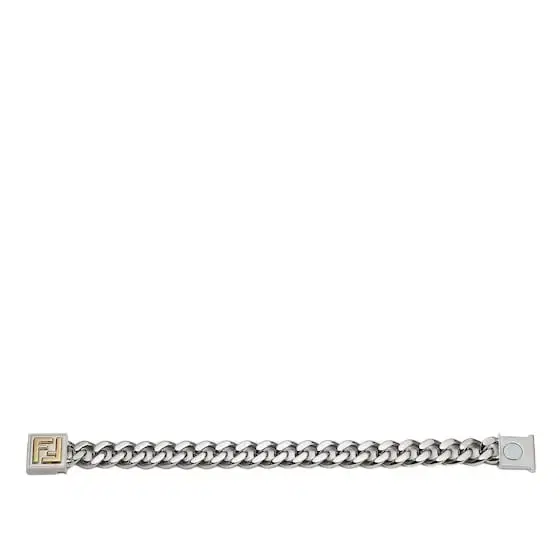 Chain bracelet with decorative magnetic clasp Chain bracelet with decorative magnetic clasp