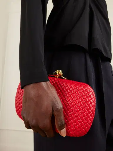 Bottega Veneta Knot Intrecciato Leather Clutch | Thumbnail 2 Bottega Veneta Knot Intrecciato Leather Clutch | Thumbnail 2