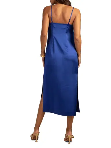 Trina Turk Women's Marita Satin Midi-Dress | Thumbnail 3 Trina Turk Women's Marita Satin Midi-Dress | Thumbnail 3