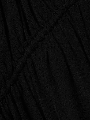 ALAIA Women's Hooded V-Neck Minidress - Noir Alaia | Thumbnail 8 ALAIA Women's Hooded V-Neck Minidress - Noir Alaia | Thumbnail 8