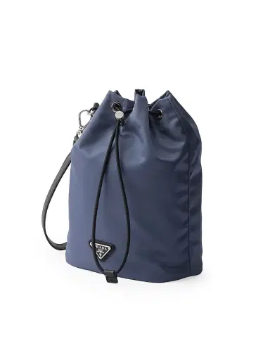 Prada Men's Re-Nylon and Saffiano Leather Pouch | Thumbnail 2 Prada Men's Re-Nylon and Saffiano Leather Pouch | Thumbnail 2