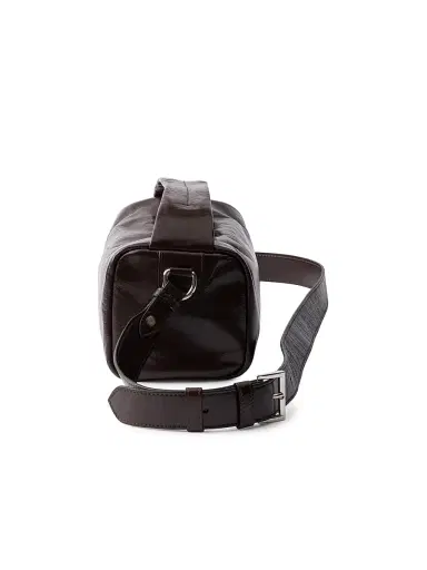 Prada Men's Leather Shoulder Bag - Brown | Thumbnail 7 Prada Men's Leather Shoulder Bag - Brown | Thumbnail 7