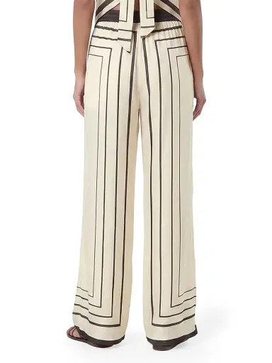 NICHOLAS Women's Sandra Wide-Leg Pants - Black Scarf | Thumbnail 4 NICHOLAS Women's Sandra Wide-Leg Pants - Black Scarf | Thumbnail 4