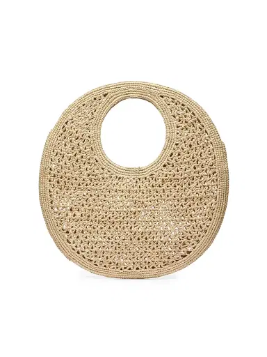 Jacquemus Women's Le Rond Spiaggia Raffia Shoulder Bag - Natural | Thumbnail 3 Jacquemus Women's Le Rond Spiaggia Raffia Shoulder Bag - Natural | Thumbnail 3