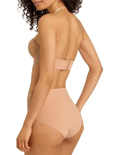 Hanro Women's Allure Strapless Convertible T-Shirt Bra - Tan | Thumbnail 6 Hanro Women's Allure Strapless Convertible T-Shirt Bra - Tan | Thumbnail 6