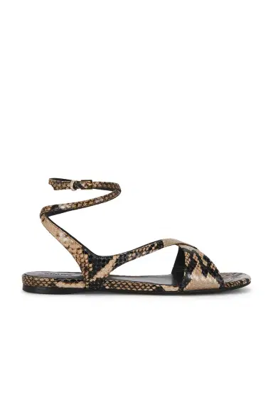 Khaite Liria Ankle Strap Flat Sandal | Thumbnail 1 Khaite Liria Ankle Strap Flat Sandal | Thumbnail 1