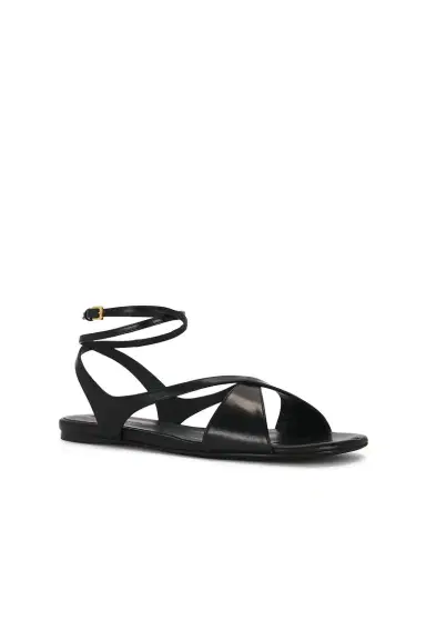 Khaite Liria Ankle Strap Flat Sandal | Thumbnail 2 Khaite Liria Ankle Strap Flat Sandal | Thumbnail 2
