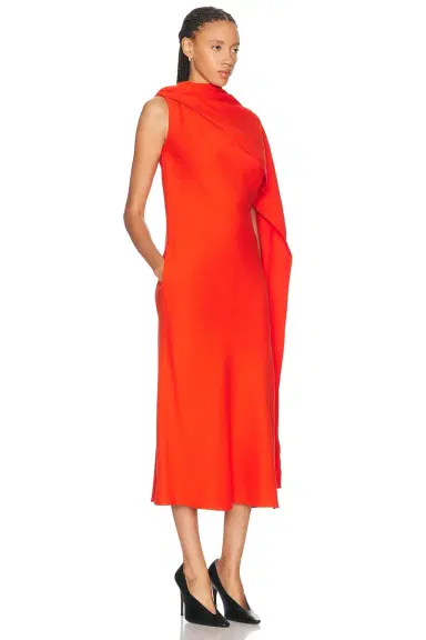 Balenciaga Draped Long Dress | Thumbnail 2 Balenciaga Draped Long Dress | Thumbnail 2
