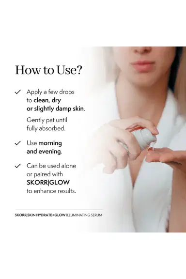 SKORR Skin Hydrate + Glow Illuminating Serum | Thumbnail 5 SKORR Skin Hydrate + Glow Illuminating Serum | Thumbnail 5