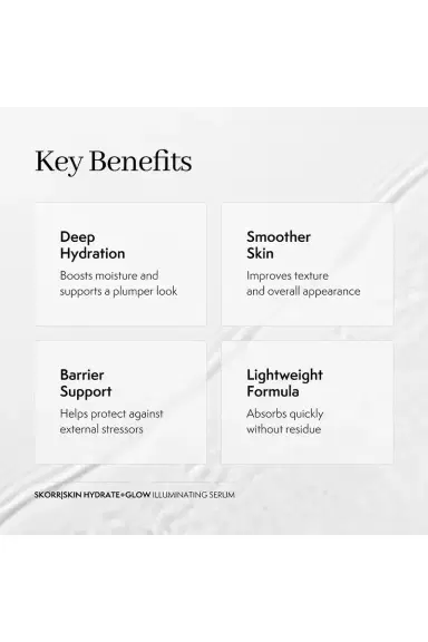 SKORR Skin Hydrate + Glow Illuminating Serum | Thumbnail 6 SKORR Skin Hydrate + Glow Illuminating Serum | Thumbnail 6