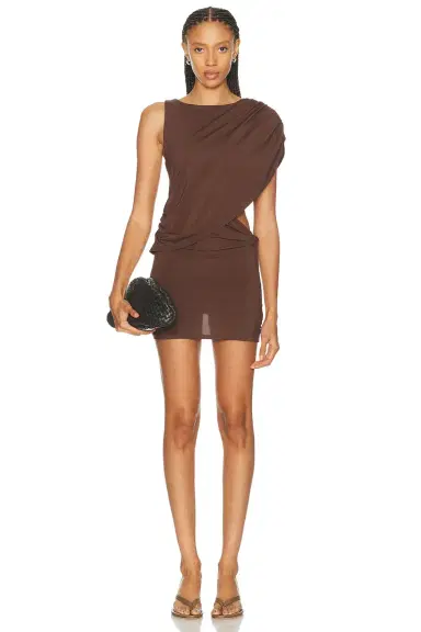 EAVES Thea Mini Dress | Thumbnail 1 EAVES Thea Mini Dress | Thumbnail 1