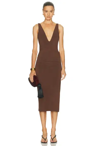 EAVES Prava Midi Dress | Thumbnail 1 EAVES Prava Midi Dress | Thumbnail 1