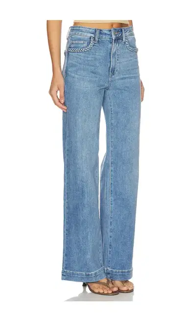 PAIGE Anessa Braided Pocket Edge Jeans | Thumbnail 2 PAIGE Anessa Braided Pocket Edge Jeans | Thumbnail 2