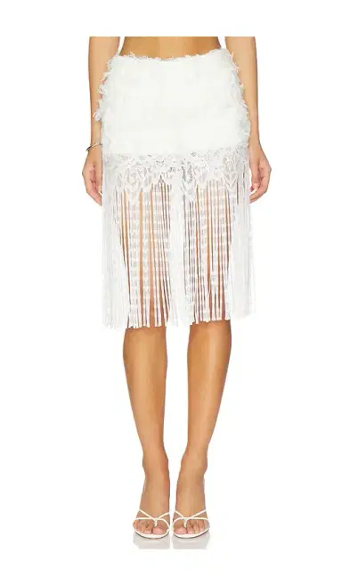 Kim Shui Fringe Skirt | Thumbnail 1 Kim Shui Fringe Skirt | Thumbnail 1