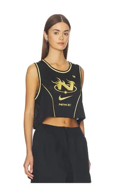 Nike Cropped Jersey Tank Top | Thumbnail 2 Nike Cropped Jersey Tank Top | Thumbnail 2