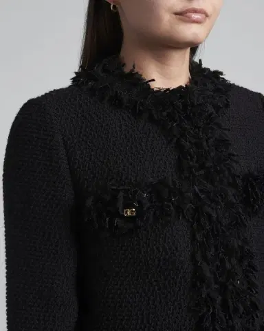 Dolce & Gabbana Paillette Fringe Boucle Jacket | Thumbnail 4 Dolce & Gabbana Paillette Fringe Boucle Jacket | Thumbnail 4