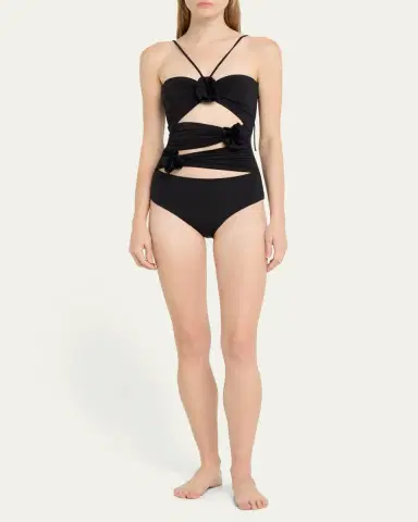 MAYGEL CORONEL Trinitaria Cutout Halter One-Piece Swimsuit | Thumbnail 2 MAYGEL CORONEL Trinitaria Cutout Halter One-Piece Swimsuit | Thumbnail 2