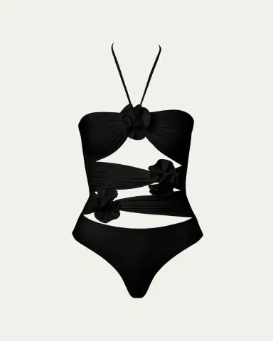 MAYGEL CORONEL Trinitaria Cutout Halter One-Piece Swimsuit | Thumbnail 4 MAYGEL CORONEL Trinitaria Cutout Halter One-Piece Swimsuit | Thumbnail 4